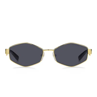 Marc Jacobs Geometric Frame Sunglasses In Multi