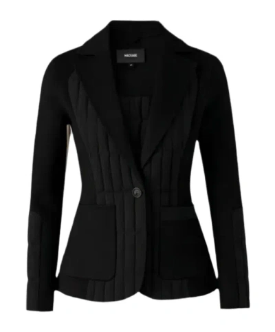 Mackage Padded Panel Jacket In Black