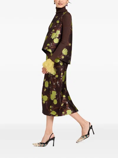 La Doublej Pencil Skirt In Multi