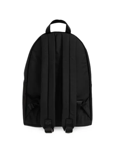 Ea7 Logo-patch Mesh-pocket Backpack In Purple