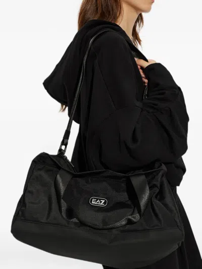 Ea7 Logo-patch Holdall In White