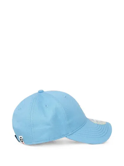 Aape By A Bathing Ape Moonface Patch Baseball Cap In Blue
