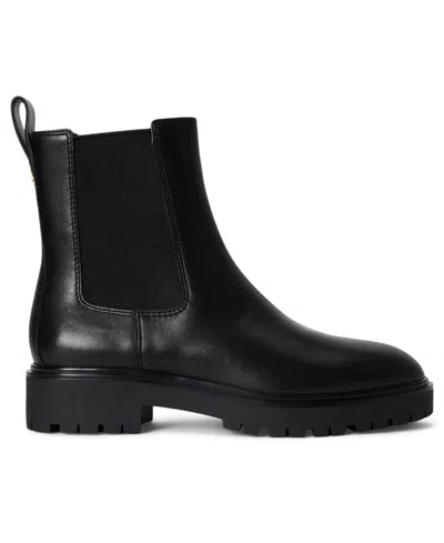 Ralph Lauren Corinne Elasticated-panel Boots In Animal Print