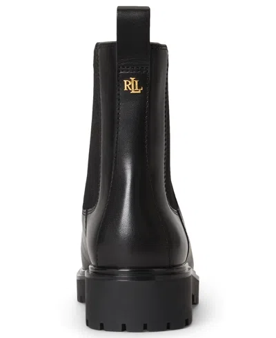 Ralph Lauren Corinne Elasticated-panel Boots In Animal Print