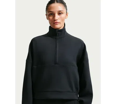 Nike Dri-fit Oversized Sweatshirt In Black,dark Smoke Grey