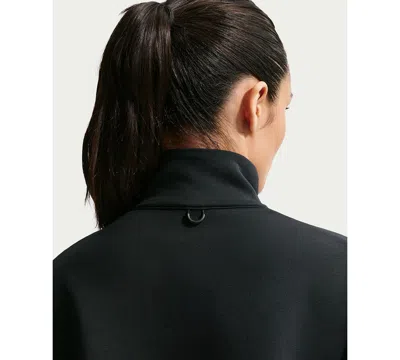 Nike Dri-fit Oversized Sweatshirt In Black,dark Smoke Grey