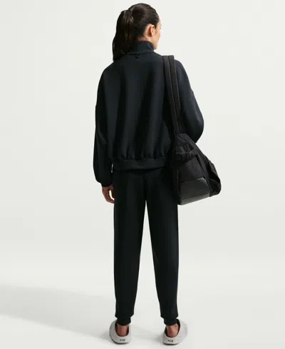 Nike Dri-fit Oversized Sweatshirt In Black,dark Smoke Grey