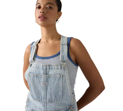 Levi's Utility Overalls In Abraided Art Stone
