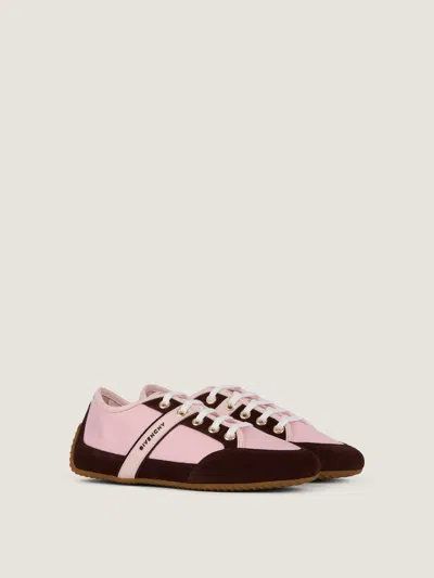 Givenchy Slim Suede-trim Panelled Sneakers In Multi