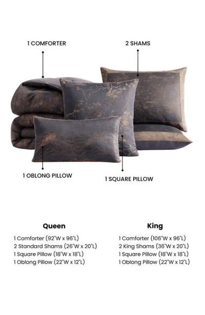 Bebejan Texture Jacquard Comforter Set In Black