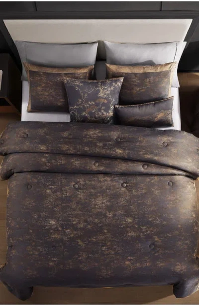 Bebejan Texture Jacquard Comforter Set In Black