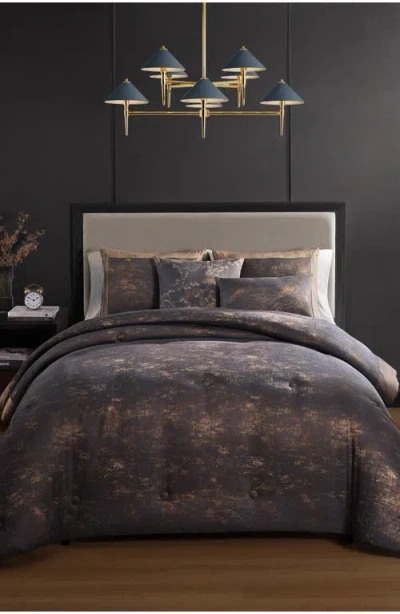Bebejan Texture Jacquard Comforter Set In Black