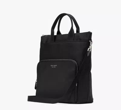 Kate Spade Sam Ksnyl Convertible Backpack In Black