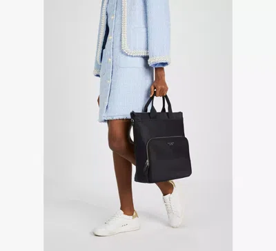 Kate Spade Sam Ksnyl Convertible Backpack In Black