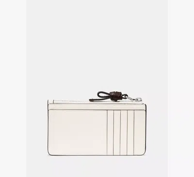 Kate Spade Loop Zip Card Case In Beige