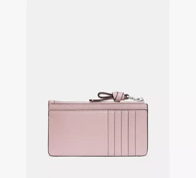 Kate Spade Loop Zip Card Case In Pink