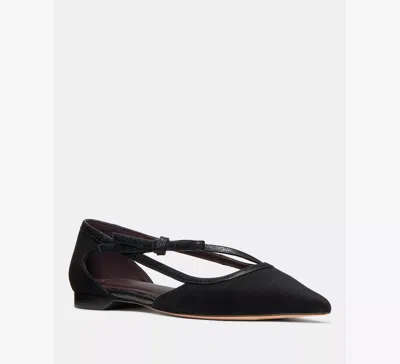 Kate Spade Loop Flat In Black
