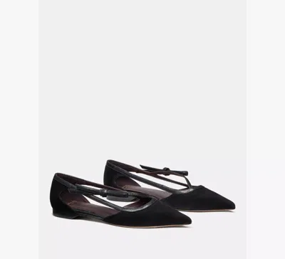 Kate Spade Loop Flat In Black