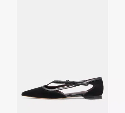 Kate Spade Loop Flat In Black