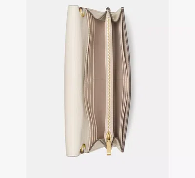 Kate Spade Deco Wallet On Chain In Beige