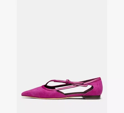 Kate Spade New York Loop Pointed Toe Flat In Red