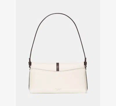 Kate Spade Loop Small Flap Shoulder Bag In Beige