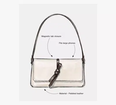 Kate Spade Loop Small Flap Shoulder Bag In Beige