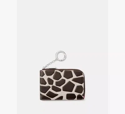 Kate Spade Giraffe Mini Zip Card Case In Multi