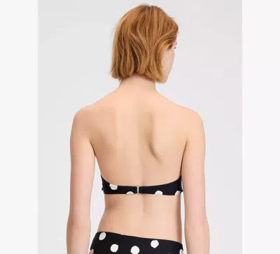 Kate Spade Bow Bra Top In Black
