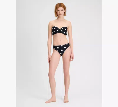 Kate Spade Bow Bra Top In Black