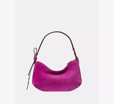 Kate Spade Loop Suede Shoulder Bag In Red