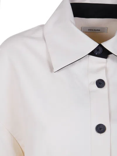 Entire Studios Polo Top In White