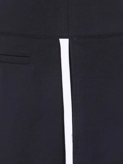 Entire Studios Pinch Pants Pleated Design Side Stripe In Blue