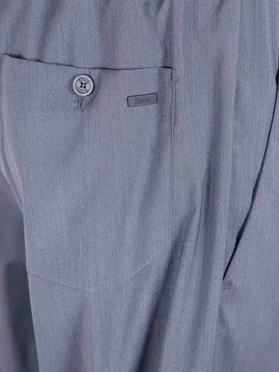Herno Relaxed Functional Trousers In Grey