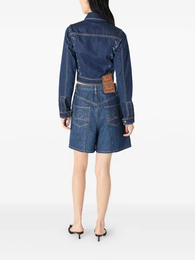 Marine Serre Jacket In Blue