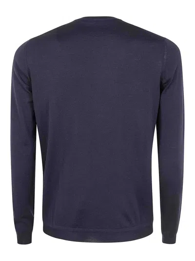 Goes Botanical Pullover Roundneck In Blue
