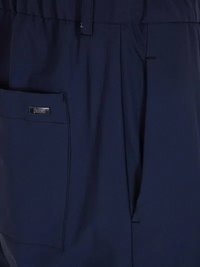 Herno Regular Trousers In Blue