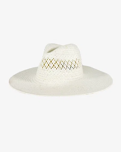 Southern Tide Diamond Packable Beach Hat In White