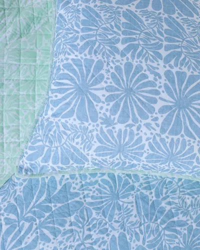 Wph Eldora Reversible Quilt In Blue