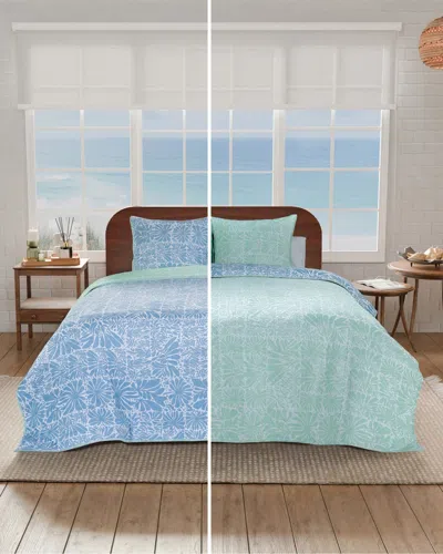Wph Eldora Reversible Quilt In Blue