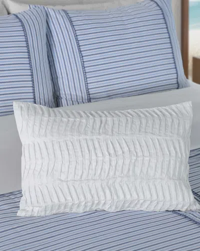 Wph Waves Small Decorative Pillow In White