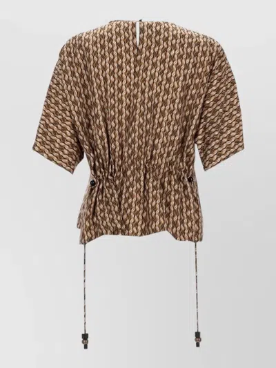 Max Mara Silk Printed Bodysuit