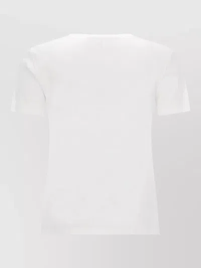 Max Mara Cotton T-shirt In White