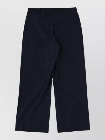 S Max Mara Smmargento Drawstring Trousers In Blue