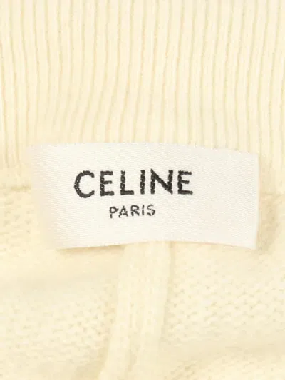 Pre-owned Celine 2010s Knit Drawstring Track Pants In Neutrals