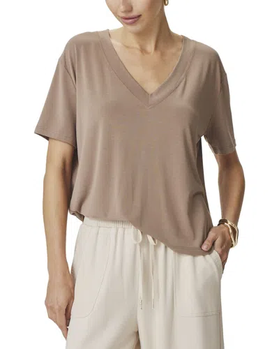 Splendid Bamboo T-shirt In Brown