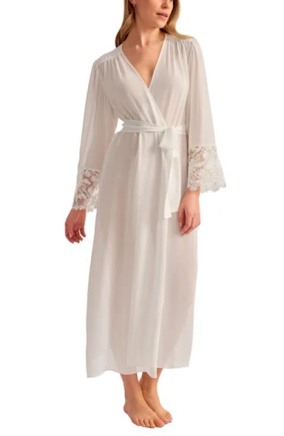 Rya Collection Duchess Chiffon Robe In White