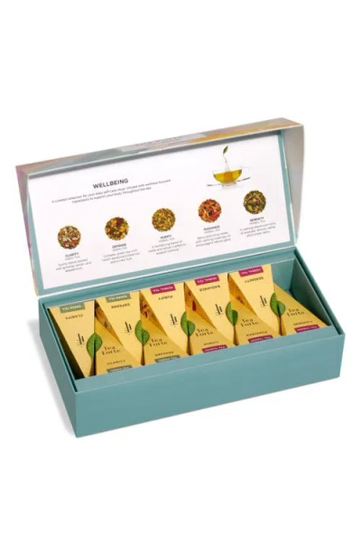 Tea Forte Tea Forté Wellbeing Tea Gift Set In Multi