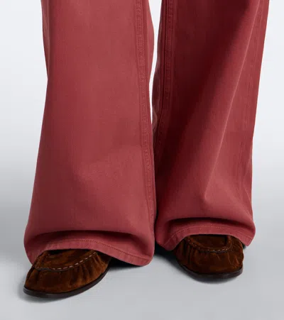 Blazé Milano Blaze Milano Java Wide-leg Jeans In Rosa