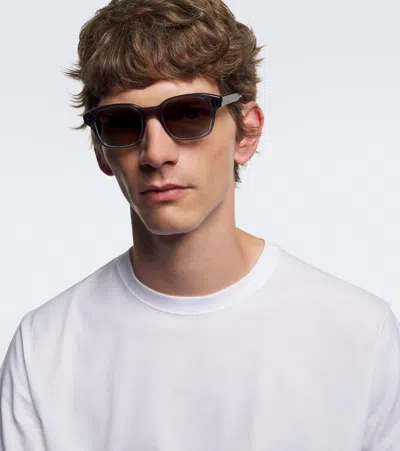 Dior Ibbon S1 Rectangular Sunglasses In Blau